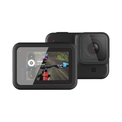 Gopro Tempered Glass Lens + Screen Protectors For Hero 8 Black