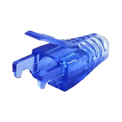 Link US-6624A BLUE CAT6 Crystal Locking Plug Boot ปลอกหุ้มหัวแลน 1 กล่อง / 10 ชิ้น