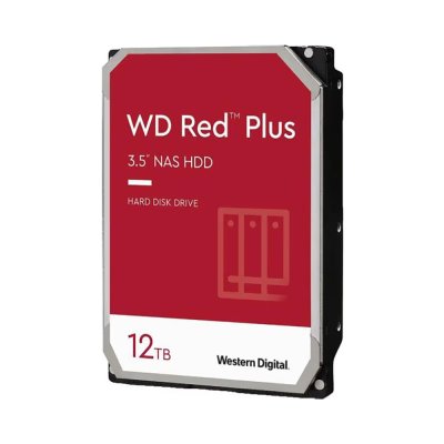 WD Hdd Red Plus NS NAS 3.5" 12TB ฮาร์ดดิสก์