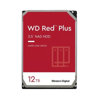 WD Hdd Red Plus NS NAS 3.5" 12TB ฮาร์ดดิสก์
