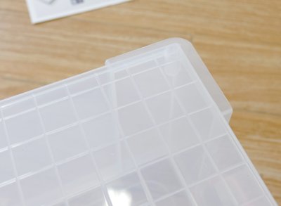 KEYWAY กล่องอเนกประสงค์มีฝาปิด หูล็อค สีแดง (CK-16)