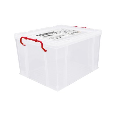 KEYWAY กล่องอเนกประสงค์มีฝาปิด หูล็อค สีแดง (CK-16)