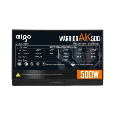 Aigo Warrior Ak500 500W Power Supply พาวเวอร์ซัพพลาย