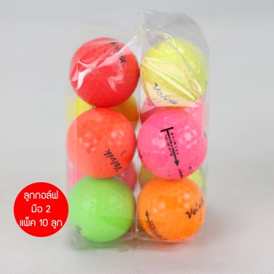 Callaway, Srixon, Volvik, Saintnine, Vice ลูกกอล์ฟมือ 2 แพ็ค 10 ลูก เกรดออกรอบ