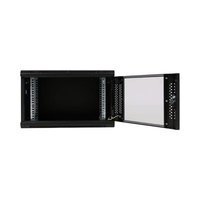 Link GW2-60506G 19”GLASS WALL RACK 6U ตู้แร็คติดผนัง