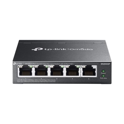 tp-link Omada ES205GP Gigabit Easy Managed Switch 5-Port PoE+ 65W สวิตซ์