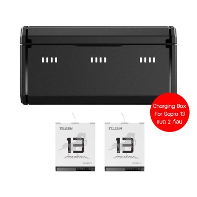 Telesin Multifunction Battery Case+Telesin Stamina GoPro Battery For Hero 13 12 11 10 9 อุปกรณ์เสริมโกโปร