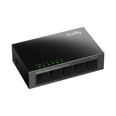 Cudy GS105 5-Port 10/100/1000 Mbps Desktop Switch สวิตซ์