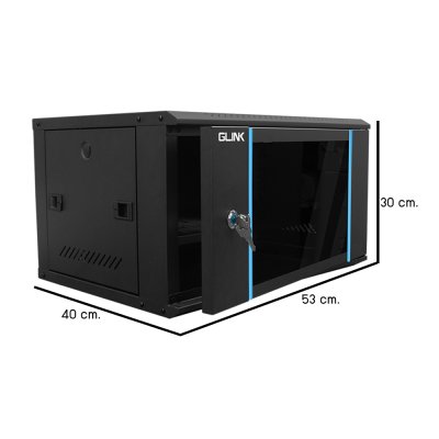 Glink LC 6U 40 Lite Cabinet Wall Rack 53x40x30cm ตู้แร็ค
