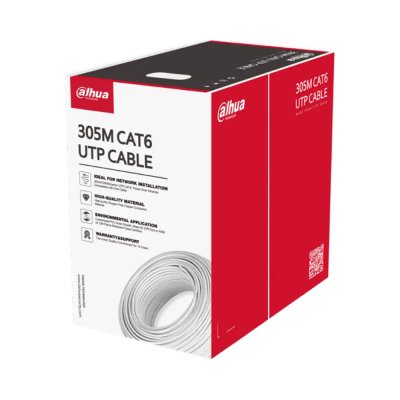 Dahua DH-PFM923I-6UN-CC Cat6 UTP Cable 305mbox Indoor สายแลนภายใน