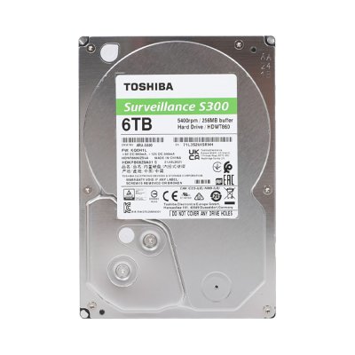 Toshiba Surveillance S300 Internal Hard Drive 3.5" 6TB CCTV ฮาร์ดดิสก์