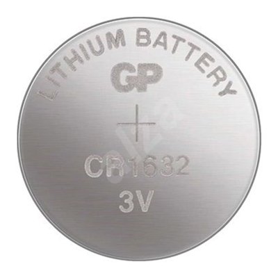 GP LITHIUM CELL BATTERY ถ่านกระดุม รุ่น CR1632 1 แผง / 5 ก้อน 3V (DL1632) (CR1632-7C5) GP LITHIUM CELL BATTERY ถ่านกระดุม รุ่น CR1632 1 แผง / 5 ก้อน 3V (DL1632) (CR1632-7C5)