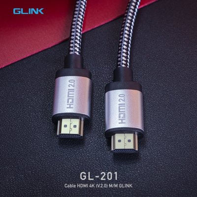 GLINK GL-201 HDMI 2.0 Cable 4K สายถัก 4K Ultra HD Resolution