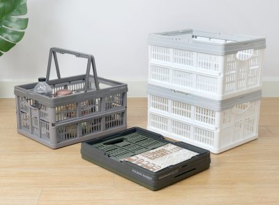 Keyway KTP-238 ตะกร้าพับเก็บได้พร้อมหูหิ้ว