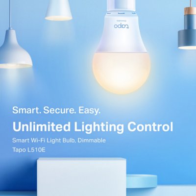 tp-link Tapo L510E Smart Wi-Fi Light Bulb Dimmable หลอดไฟอัจฉริยะ tp-link Tapo L510E Smart Wi-Fi Light Bulb Dimmable หลอดไฟอัจฉริยะ