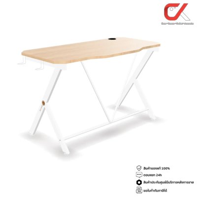 Neolution E-Sport Gaming Desk รุ่น Mantle II โต๊ะเกมมิ่ง โต๊ะคอมพิวเตอร์ มีช่องวางแก้วน้ำและที่แขวนหูฟังในตัว