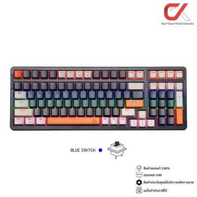 EGA Type CMK1 Gaming Keyboard Mechanical Hot Swap RGB คีย์บอร์ดเกมมิ่ง TH/ENG