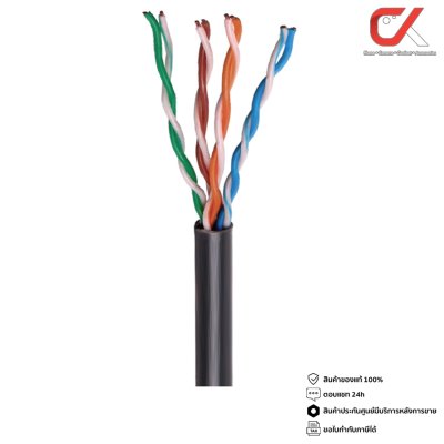 Glink Gold Series Cat6 GLG-6002 Outdoor Lan Cable 100m/box สายแลนยาว 100เมตร