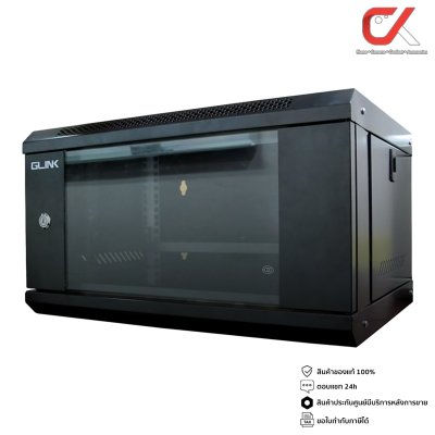 Glink NC6U 40 Cabinet Wall Rack 53 x 40 x 30cm ตู้แร็ค Glink NC6U 40 Cabinet Wall Rack 53 x 40 x 30cm ตู้แร็ค