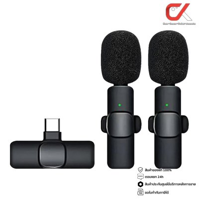 Nubwo M35 Dual Wireless Microphone ไมค์โครโฟนไร้สาย