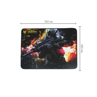 Nubwo Gaming Mousepad แผ่นรองเมาส์ เกมมิ่ง 4 ลาย ขนาด 350 x 280 mm