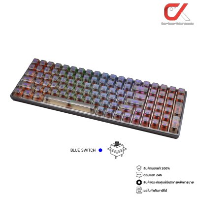 Nubwo X38 BARRAHZ Mechanical Gaming Keyboard Wireless คีย์บอร์ดเกมมิ่งไร้สาย บลูทูธ