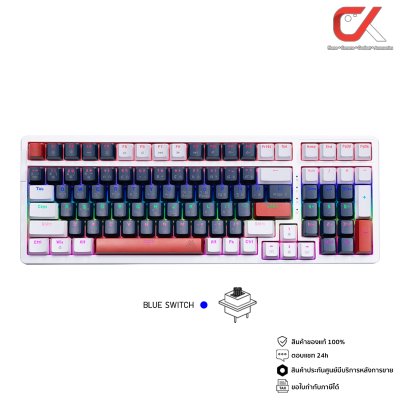 EGA Type CMK1 Gaming Keyboard Mechanical Hot Swap RGB คีย์บอร์ดเกมมิ่ง TH/ENG EGA Type CMK1 Gaming Keyboard Mechanical Hot Swap RGB คีย์บอร์ดเกมมิ่ง TH/ENG