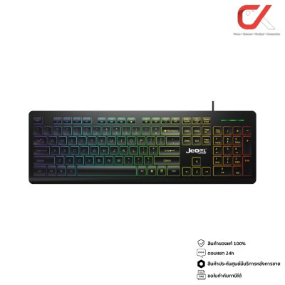 Jedel K510 Rgb Keyboard Usb 105 Keys Th/En คีย์บอร์ด