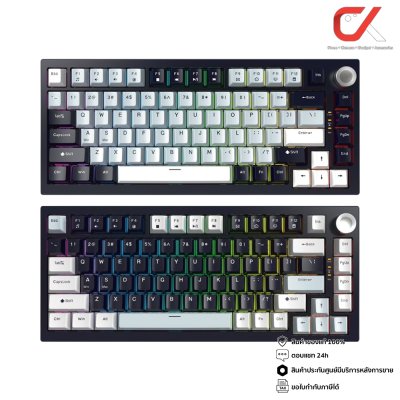 Jedel KL-81 Rgb Mechanical Keyboard Usb 82 Keys Red Switch Th/En คีย์บอร์ดเกมมิ่ง