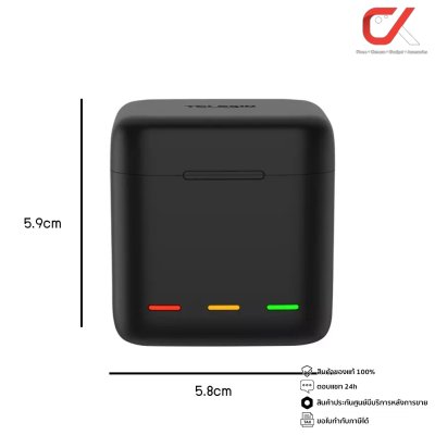 Telesin Charger Battery Box 3 Channel แบตโกโปรพร้อมแท่นชาร์จ