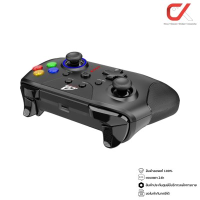 Signo จอยคอนโทรลเลอร์ไร้สาย จอยเกม Excuber WC-661 Wireless 2.4G ระบบสั่นคู่ รองรับ PC, Laptop, Android Signo จอยคอนโทรลเลอร์ไร้สาย จอยเกม Excuber WC-661 Wireless 2.4G ระบบสั่นคู่ รองรับ PC, Laptop, Android