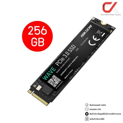 Hiksemi WAVE SSD M.2 PCIe Gen 3.0 x4, NVMe ความจุ 128GB, 256GB, 512GB, 1024GB