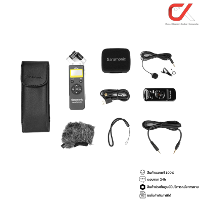 Saramonic รุ่น SR-Q2M handheld audio recorder เครื่องบันทึกเสียงแบบพกพาพร้อมไมโครโฟน