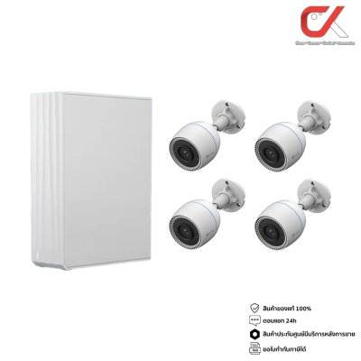 Ezviz C3tn 1080P + Nvr R5c กล้องวงจรปิดพร้อมเครื่องบันทึก