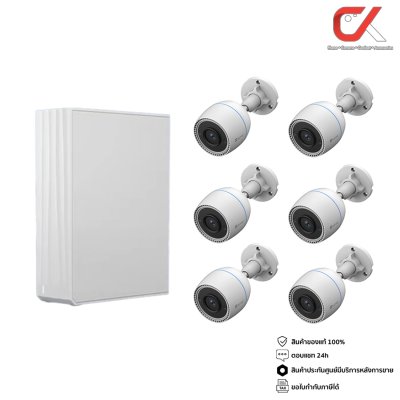 Ezviz C3tn 1080P + Nvr R5c กล้องวงจรปิดพร้อมเครื่องบันทึก