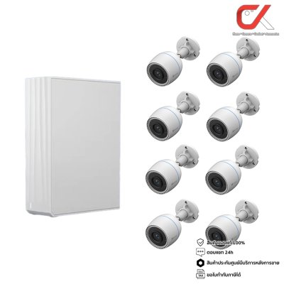 Ezviz C3tn 1080P + Nvr R5c กล้องวงจรปิดพร้อมเครื่องบันทึก
