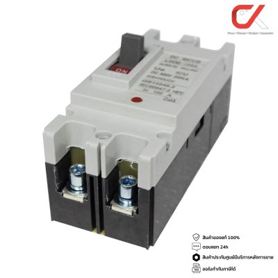 Lumira MCCB 2P Breaker DC 500VDC เบรกเกอร์แบบเกาะราง