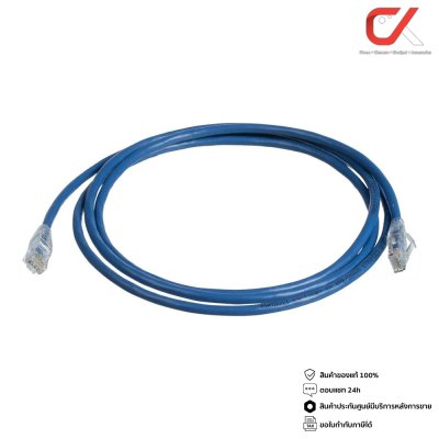 Panduit Netkey NKU6PC2MBU CAT6 Indoor UTP Copper Patch Cord Category 2M สายแลน