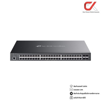 TP-Link Omada SG3452P 52 Port Gigabit L2+ Switch 48 Port Poe+ สวิตช์
