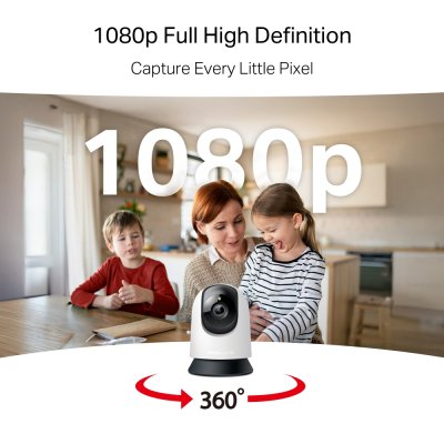 Mercusys MC200 2MP Pan/Tilt Home Security Wi-Fi Camera กล้องวงจรปิด