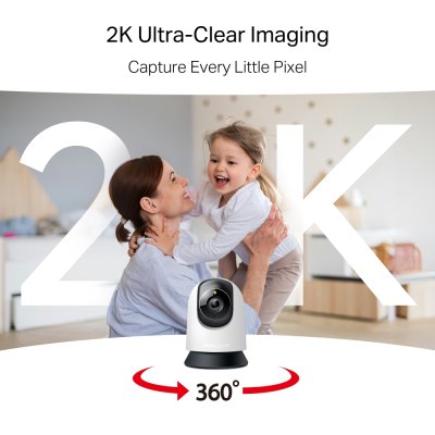 Mercusys MC210 2K Pan/Tilt Home Security Wi-Fi Camera กล้องวงจรปิด