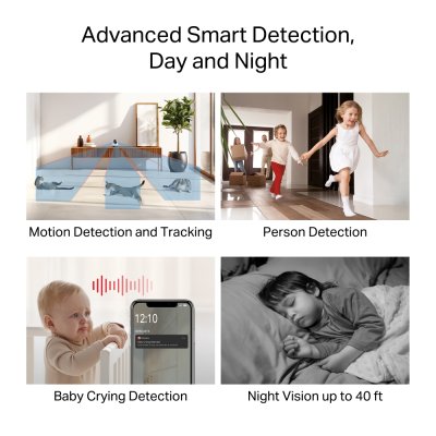 Mercusys MC210 2K Pan/Tilt Home Security Wi-Fi Camera กล้องวงจรปิด