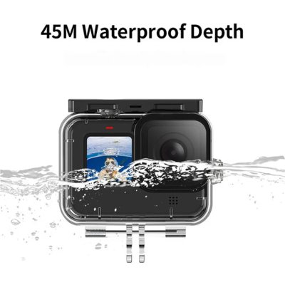 Telesin Waterproof Case With 3-Pack Dive Filter For GoPro 12/11/10/9 เคสกันน้ำพร้อมฟิลเตอร์