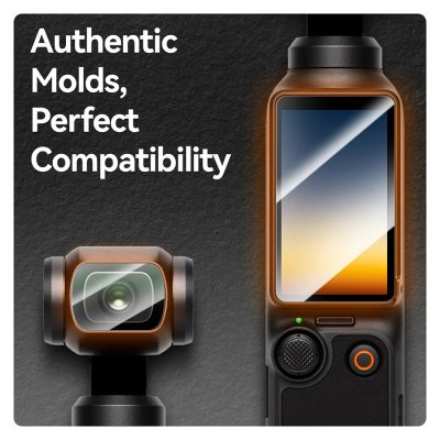 Telesin Tempered Glass Lens + Screen Protectors + Front Screen Protectors for Pocket 3 ฟิล์มกระจกนิรภัย