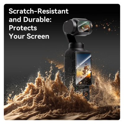 Telesin Tempered Glass Lens + Screen Protectors + Front Screen Protectors for Pocket 3 ฟิล์มกระจกนิรภัย