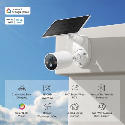 tp-link Tapo C425 Kit 2K Solar-Powered Security Camerakit กล้องวงจรปิดโซลาร์เซลล์ tp-link Tapo C425 Kit 2K Solar-Powered Security Camerakit กล้องวงจรปิดโซลาร์เซลล์