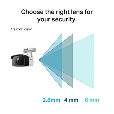 TP Link VIGI C320I 2mp 2.8mm Mic IR Outdoor Network Camera กล้องวงจรปิด