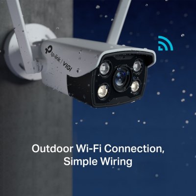 TP Link VIGI C340-W 4mp 4mm Mic Full Color WiFi Outdoor Network Camera กล้องวงจรปิด