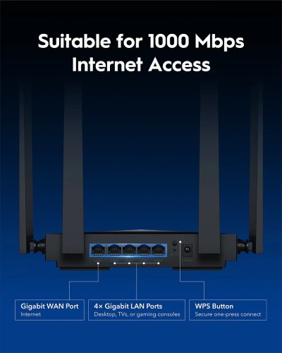 Cudy WR3600 BE3600 Gigabit Dual Band Wifi7 Router เร้าเตอร์