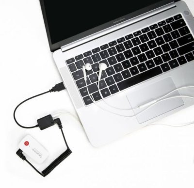 Saramonic รุ่น SR-EA2L สายอะแดปเตอร์แปลง USB Sound Adapter USB ไป 3.5 มม. TRS